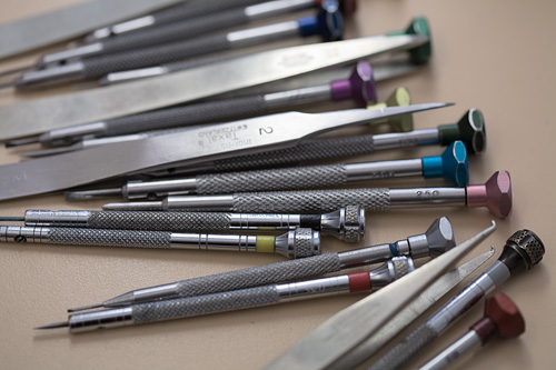Watchmaking tools at Audemars Piguet