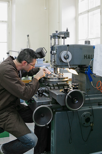 The in-house tool production allows for consistent quality as well as greater autonomy in the watch manufacturing process