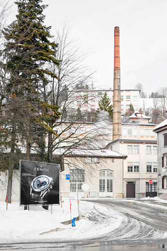 Turning into Billodes street, one faces the characteristic brick chimney that towers over the Zenith Manufacture consisting of 18 different buildings